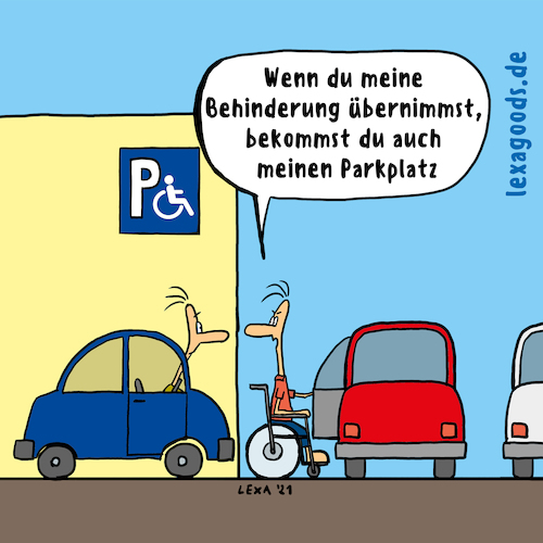 lexatoon Behinderten-Parkplatz