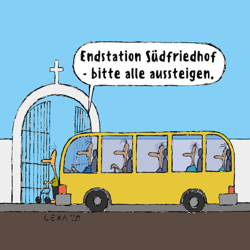 lexatoon Endstation Friedhof