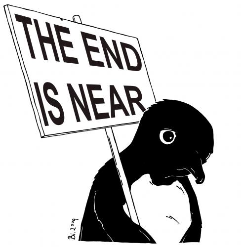 The End is Near By Penguin_guy | Religion Cartoon | TOONPOOL