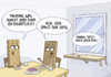 Cartoon: ... (small) by Tobias Wieland tagged brett,sims,kaffee,kuchen,kind,fenster,wortspiel,kaffeekränzchen,familie,sohn,mutter