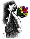 Cartoon: a bunch of flowers (small) by Medi Belortaja tagged bunch,flowers,murder,killed,kill,infidelity,knife