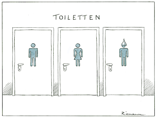 Cartoon: Querpinkler (medium) by Riemann tagged querdenker,qanon,impfgegner,verschwörung,aluhut,afd,reichsbuerger,toilette,pinkeln,cartoon,george,riemann,querdenker,qanon,impfgegner,verschwörung,aluhut,afd,reichsbuerger,toilette,pinkeln,cartoon,george,riemann