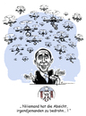 Cartoon: Ulbricht Obama (small) by Riemann tagged walter,ulbricht,mauerbau,barack,obama,politok,drohnen,abhoeren,nsa,prism,computer,telefon,usa,eu,edward,snowden,skandal,datensammlung,facebook,google,spion,spitzel,lauschen,george,riemann,demokratie,ueberwachung