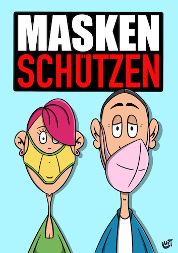 Masken schützen