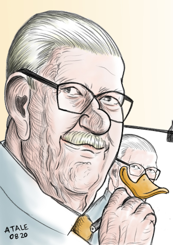 Cartoon: Carl Barks Karikatur (medium) by Ago tagged carl,barks,usa,comicautor,zeichner,cartoonist,künstler,walt,disney,donald,figurenentwickler,dagobert,duck,karikatur,caricature,gesicht,porträt,bild,cartoon,pressezeichnung,illustration,tale,agostino,natale,carl,barks,usa,comicautor,zeichner,cartoonist,künstler,walt,disney,donald,figurenentwickler,dagobert,duck,karikatur,caricature,gesicht,porträt,bild,cartoon,pressezeichnung,illustration,tale,agostino,natale