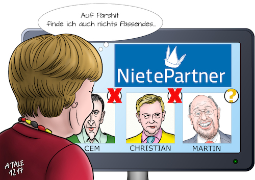 Merkel auf NietePartner.de