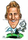 Cartoon: Caricature of Bastian Schweinste (small) by jit tagged caricature of bastian schweinsteiger colour