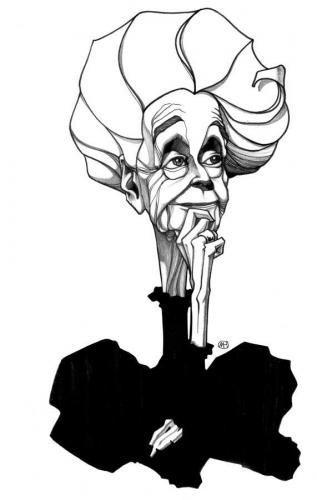 Cartoon: Rita (medium) by freekhand tagged rita,levi,montalcini,research,nobel,prize,medicine,rita levi montalcini,karikatur,illustration,wissenschaftlerin,wissenschaft,medizin,nobelpreis,neurologie,physiologie,zelle,zellbiologie,neutrophin,steuerungsmechanismus,nachrichtenübertragung,nervenzelle,rita,levi,montalcini,zellulär