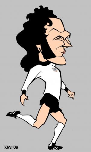 Cartoon: Der Kaiser Franz Beckenbauer (medium) by Xavi dibuixant tagged beckenbauer,caricature,kaiser,franz,football,soccer,illustration,karikatur,karikaturen,kaiser franz beckenbauer,franz beckenbauer,fußball,fußballer,sportler,sport,kaiser,franz,beckenbauer