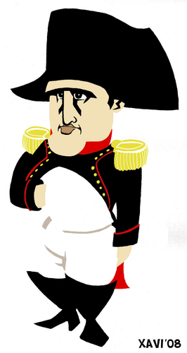 Napoleon Bonaparte By Xavi Caricatura | Famous People Cartoon | TOONPOOL