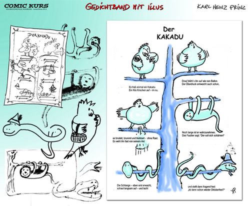 Cartoon: COMIC KURS 2012 Ergebnisse (medium) by zenundsenf tagged course,kurs,comic