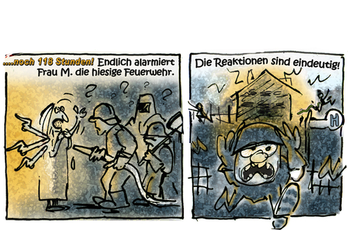 Cartoon: Karotten mit Erbsen 2 (medium) by zenundsenf tagged bio,erbsen,karotten,hazzard,öko,kathastrophe,terrorismus,konservierungsstoffe,zenf,illustration,zensenf,zenundsenf,andi,walter