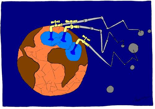 Cartoon: my old Global Warming Collect (medium) by huseyinalparslan tagged global,warming,nature,natura