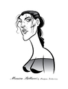 Cartoon: Monica Bellucci (small) by Martynas Juchnevicius tagged monica bellucci actress movies film italian
