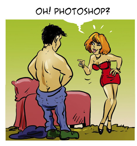 Cartoon: Photoshop (medium) by tejlor tagged photoshop