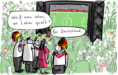 Cartoon: Lahm WM (medium) by kittihawk tagged kittihawk,2014,philipp,lahm,wm,weltmeisterschaft,viertelfinale,deutschland,frankreich,freitag,position,rechts,mitte,bei,public,viewing,kittihawk,2014,philipp,lahm,wm,weltmeisterschaft,viertelfinale,deutschland,frankreich,freitag,position,rechts,mitte,bei,public,viewing