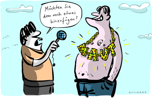 Cartoon: Maut (medium) by kittihawk tagged maut,horst,seehofer,verabschiedet,interview,hinzufügen,klunker,goldkette,billig,maut,horst,seehofer,verabschiedet,interview,hinzufügen,klunker,goldkette,billig