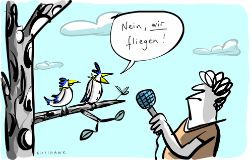 Wir fliegen