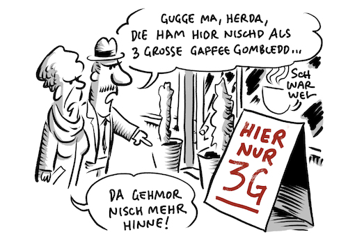 Cartoon: 3G Regel Ungeimpfte (medium) by Schwarwel tagged corona,coronapandemie,coronavirus,pandemie,impfen,impfung,3g,regel,testverordnung,geimpft,genesen,getestet,impfgegner,impfverweigerer,impfpflicht,inzidenz,inzidenzwert,umgeimpfte,impfnachfrage,maskenpflicht,mundnasenschutz,maske,abstandsregeln,hygienevorschriften,cartoon,karikatur,schwarwel,corona,coronapandemie,coronavirus,pandemie,impfen,impfung,3g,regel,testverordnung,geimpft,genesen,getestet,impfgegner,impfverweigerer,impfpflicht,inzidenz,inzidenzwert,umgeimpfte,impfnachfrage,maskenpflicht,mundnasenschutz,maske,abstandsregeln,hygienevorschriften,cartoon,karikatur,schwarwel