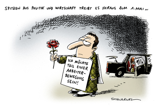 Arbeiterbewegung By Schwarwel Politics Cartoon TOONPOOL