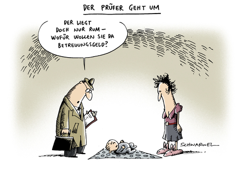 Cartoon: Betreuungsgeld (medium) by Schwarwel tagged koalition,betreuungsgeld,geld,betreuung,kind,kinder,eltern,partei,deutschland,karikatur,schwarwel,koalition,betreuungsgeld,betreuung,kinder,eltern,partei,deutschland,familie