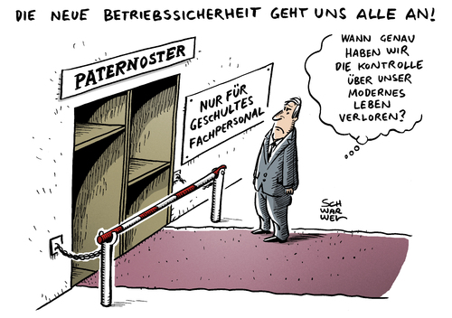 Betriebssicherheit Paternoster