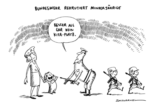 Bundeswehr Minderjährige Kita