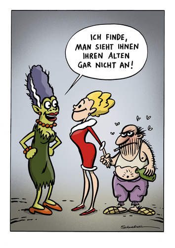 Cartoon von Schwarwel