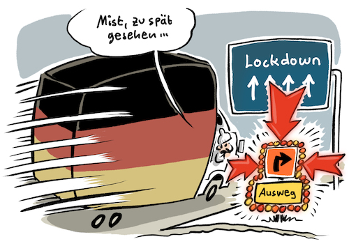 Cartoon: Corona Lockdown Bayern (medium) by Schwarwel tagged corona,coronavirus,covid19,coronakrise,coronapolitik,coronatest,schulschließung,kitaschließung,lockdown,shutdown,quarantäne,homeoffice,abstandsregeln,maskenpflicht,alkoholverbot,sperrstunde,kontaktbeschränkungen,rki,infektionszahlen,cartoon,karikatur,schwarwel,coronaapp,corona,coronavirus,covid19,coronakrise,coronapolitik,coronatest,schulschließung,kitaschließung,lockdown,shutdown,quarantäne,homeoffice,abstandsregeln,maskenpflicht,alkoholverbot,sperrstunde,kontaktbeschränkungen,rki,infektionszahlen,cartoon,karikatur,schwarwel,coronaapp