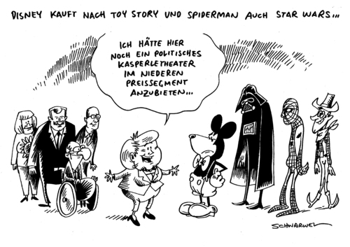 Cartoon: Disney Star Wars Imperium (medium) by Schwarwel tagged disney,konzern,star,wars,imperium,tv,film,milliarde,george,lucas,comic,comicfigur,mickey,mouse,spiderman,trickfilm,animation,kinder,fernsehen,merkel,politik,deutschland,karikatur,schwarwel,disney,konzern,star,wars,imperium,tv,film,milliarde,george,lucas,comic,comicfigur,mickey,mouse,spiderman,trickfilm,animation,kinder,fernsehen,merkel,politik,deutschland,karikatur,schwarwel