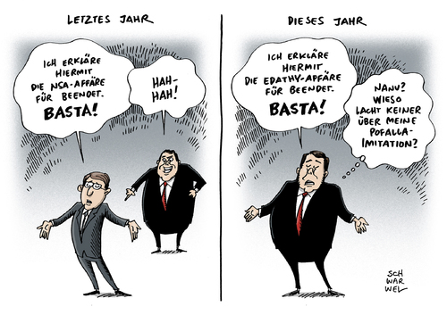 Edathy Affäre Gabriel Basta