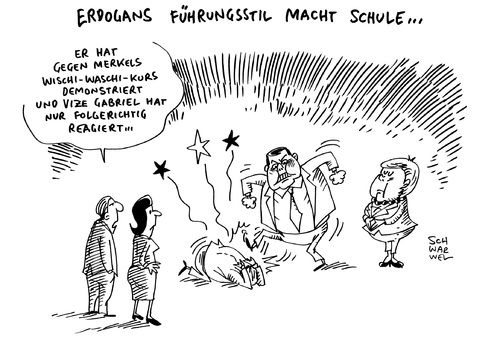 Cartoon: Erdogans Führungsstil (medium) by Schwarwel tagged bergwerksunglück,türkei,erdogan,berater,demonstranten,demonstration,führungsstil,merkel,gabriel,politik,deutschland,macht,gewalt,terror,groko,regierung,demokratie,diktatur,karikatur,schwarwel,bergwerksunglück,türkei,erdogan,berater,demonstranten,demonstration,führungsstil,merkel,gabriel,politik,deutschland,macht,gewalt,terror,groko,regierung,demokratie,diktatur,karikatur,schwarwel