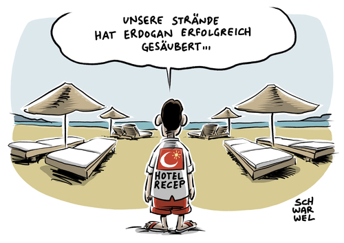 Cartoon: Erdogans Säuberungen (medium) by Schwarwel tagged säuberungswelle,säuberung,erdogan,putsch,türkei,jursiten,dozenten,uni,geschäftsleute,urlaub,unternehmen,tourismus,ausnahmezustand,karikatur,schwarwel,erdogan,säuberung,säuberungswelle,putsch,türkei,jursiten,dozenten,uni,geschäftsleute,urlaub,unternehmen,tourismus,ausnahmezustand,karikatur,schwarwel