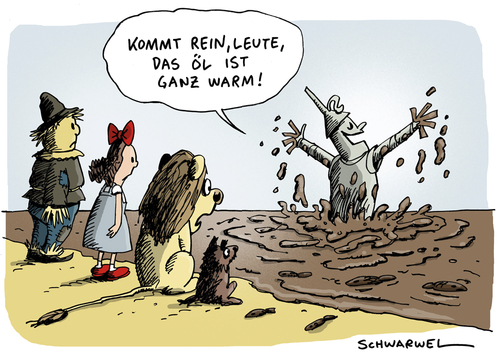 Cartoon: Folgen der Ölkatastrophe (medium) by Schwarwel tagged golf,katastrophe,öl,ölkatastrophe,olge,von,mexiko,bp,ölkonzern,karikatur,schwarwel