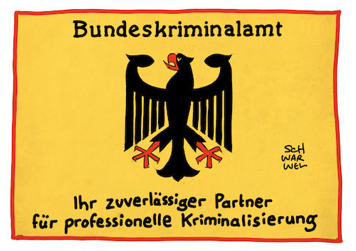 Cartoon: G20 BKA Akkreditierungen (medium) by Schwarwel tagged g20,gipfel,hamburg,deutschland,klimagipfel,staatschefs,regierungschefs,presse,medien,redaktionen,journalisten,entzug,akkreditierung,akkreditierungen,datenchaos,daten,bka,bundeskriminalamt,datenspeicherung,sicherheitsbedenken,sicherheit,links,linksextrem,linksextremismus,verfassungsschutz,innenministerium,innenminister,datenschutz,datenschützer,karikatur,schwarwel,g20,gipfel,hamburg,deutschland,klimagipfel,staatschefs,regierungschefs,presse,medien,redaktionen,journalisten,entzug,akkreditierung,akkreditierungen,datenchaos,daten,bka,bundeskriminalamt,datenspeicherung,sicherheitsbedenken,sicherheit,links,linksextrem,linksextremismus,verfassungsschutz,innenministerium,innenminister,datenschutz,datenschützer,karikatur,schwarwel