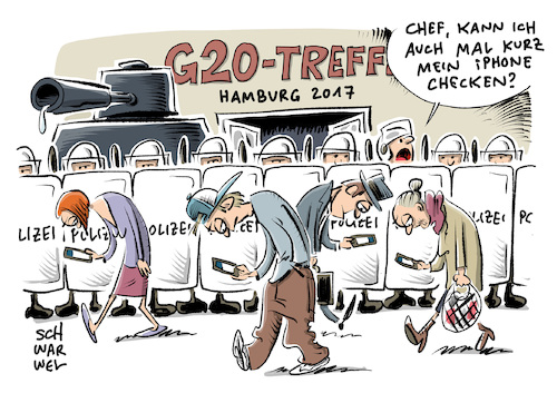 Cartoon: G20 Hamburg Protestwelle (medium) by Schwarwel tagged g20,gipfel,hamburg,hansestadt,deutschland,politik,politiker,staatschefs,regierungschefs,kapitalismus,globalisierung,gegner,protest,protestwelle,demo,demonstration,protestcamp,abriegelung,sperrung,polizei,polizeigewalt,karikatur,schwarwel,g20,gipfel,hamburg,hansestadt,deutschland,politik,politiker,staatschefs,regierungschefs,kapitalismus,globalisierung,gegner,protest,protestwelle,demo,demonstration,protestcamp,abriegelung,sperrung,polizei,polizeigewalt,karikatur,schwarwel