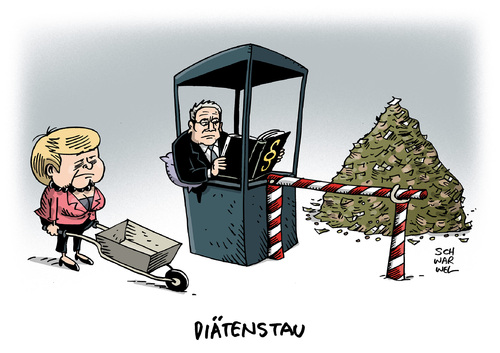 Cartoon: Gauck blockiert Diätenerhöhung (medium) by Schwarwel tagged verfassung,verfassungsprüfung,gauck,blockiert,blockade,umstritten,diäten,diätenerhöhung,erhöhung,merkel,geld,finanzen,politik,politiker,karikatur,schwarwel,verfassung,verfassungsprüfung,gauck,blockiert,blockade,umstritten,diäten,diätenerhöhung,erhöhung,merkel,geld,finanzen,politik,politiker,karikatur,schwarwel