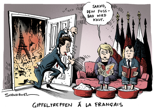 Gipfeltreffen a la francais