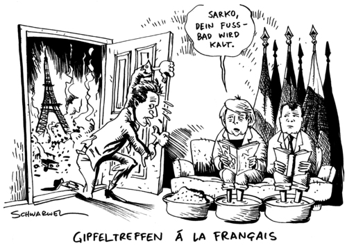 Gipfeltreffen a la francais