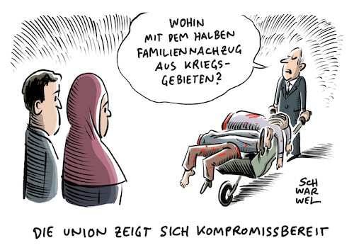 Cartoon: GroKo Familiennachzug (medium) by Schwarwel tagged bundestagswahl,wahl,wahlen,neuwahl,neuwahlen,jamaika,sondierung,sondierungsgespräche,groko,nogroko,große,koalition,merkel,seehofer,christian,lindner,spd,cdu,csu,union,fdp,die,grüne,linke,partei,parteien,deutschland,afd,alternative,für,von,storch,frauke,petry,alice,weidel,gauland,klima,klimapolitik,politik,politiker,bundeskanzlerin,klimaziele,obergrenze,flüchtlinge,geflüchtete,flüchtlingskrise,flüchtlingspolitik,jusos,martin,schulz,sarah,wagenknecht,familiennachzug,karikatur,schwarwel,lindnern,klimaschutz,klimaziel,söder,bundestagswahl,wahl,wahlen,neuwahl,neuwahlen,jamaika,sondierung,sondierungsgespräche,groko,nogroko,große,koalition,merkel,seehofer,christian,lindner,spd,cdu,csu,union,fdp,die,grüne,linke,partei,parteien,deutschland,afd,alternative,für,von,storch,frauke,petry,alice,weidel,gauland,klima,klimapolitik,politik,politiker,bundeskanzlerin,klimaziele,obergrenze,flüchtlinge,geflüchtete,flüchtlingskrise,flüchtlingspolitik,jusos,martin,schulz,sarah,wagenknecht,familiennachzug,karikatur,schwarwel,lindnern,klimaschutz,klimaziel,söder