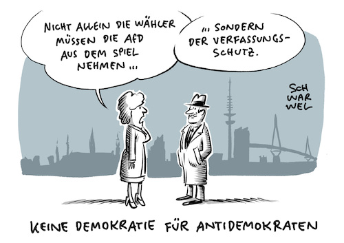 Cartoon: Hamburg Wahl AfD (medium) by Schwarwel tagged hamburg,wahl,wahlen,wähler,afd,parlament,landtag,hürde,spd,grüne,die,linke,cdu,union,fdp,partei,parteien,deutschland,nazi,nazis,neonazis,noafd,nonazis,wahlergebnis,chrupalla,wiedereinzug,bürgerschaft,siegeszug,hanau,rechtsterrorismus,rechtsextremismus,rechtsextremisten,einzeltäter,hass,hetze,rechtsextremistische,straftat,radikalisierung,rechter,flügel,völkisch,national,rassismus,rassisten,wahlniederlage,antifa,antifaschismus,thüringen,mpwahl,meuthen,höcke,ramelow,kemmerich,fake,news,hasskommentare,rechtsruck,rechtspopulismus,cartoon,karikatur,schwarwel,hamburg,wahl,wahlen,wähler,afd,parlament,landtag,hürde,spd,grüne,die,linke,cdu,union,fdp,partei,parteien,deutschland,nazi,nazis,neonazis,noafd,nonazis,wahlergebnis,chrupalla,wiedereinzug,bürgerschaft,siegeszug,hanau,rechtsterrorismus,rechtsextremismus,rechtsextremisten,einzeltäter,hass,hetze,rechtsextremistische,straftat,radikalisierung,rechter,flügel,völkisch,national,rassismus,rassisten,wahlniederlage,antifa,antifaschismus,thüringen,mpwahl,meuthen,höcke,ramelow,kemmerich,fake,news,hasskommentare,rechtsruck,rechtspopulismus,cartoon,karikatur,schwarwel