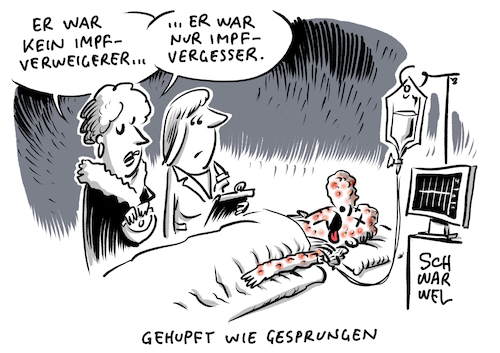 Cartoon: Impfquoten in Deutschland Spahn (medium) by Schwarwel tagged impfquoten,deutschland,impfung,impfen,imfpgegner,impfpflicht,jens,spahn,gesundheitsminister,gesundheit,gesund,krank,krankheit,masern,infektion,seuche,kinderkrankheit,impfschutz,virus,tröpfchen,maserninfektion,masernvirus,immunschwäche,ärzte,arzt,inkubationszeit,ansteckung,schule,kita,krankenhaus,cartoon,karikatur,schwarwel,impfquoten,deutschland,impfung,impfen,imfpgegner,impfpflicht,jens,spahn,gesundheitsminister,gesundheit,gesund,krank,krankheit,masern,infektion,seuche,kinderkrankheit,impfschutz,virus,tröpfchen,maserninfektion,masernvirus,immunschwäche,ärzte,arzt,inkubationszeit,ansteckung,schule,kita,krankenhaus,cartoon,karikatur,schwarwel