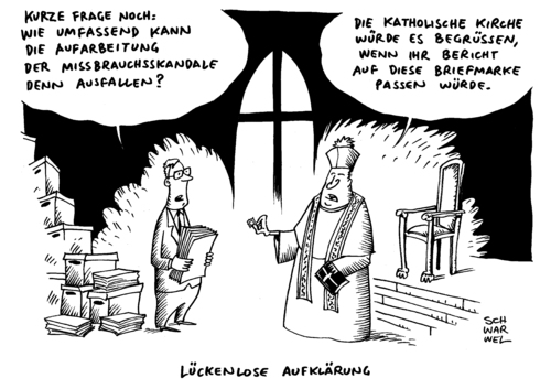 Cartoon: Kirche Missbrauchsskandal (medium) by Schwarwel tagged katholische,kirche,missbrauch,schändung,schmerz,qual,vergewaltigung,skandal,abt,pfarrer,karikatur,schwarwel,katholiken,kreuz,gott,katholische,kirche,missbrauch,schändung,schmerz,qual,vergewaltigung,skandal,abt,pfarrer,karikatur,schwarwel,katholiken,kreuz,gott