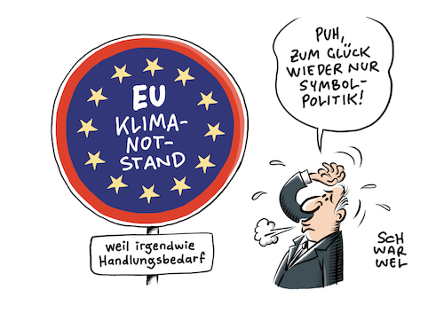 Cartoon: Klimanotstand ausgerufen (medium) by Schwarwel tagged klimanotstand,klima,klimawandel,klimapolitik,umwelt,umweltschutz,umweltschützer,klimagegner,klimaleugner,eu,europäische,union,parlament,straßburg,europa,notstand,weltklima,greta,thunberg,klimastreik,klimabewegung,cartoon,karikatur,schwarwel,klimanotstand,klima,klimawandel,klimapolitik,umwelt,umweltschutz,umweltschützer,klimagegner,klimaleugner,eu,europäische,union,parlament,straßburg,europa,notstand,weltklima,greta,thunberg,klimastreik,klimabewegung,cartoon,karikatur,schwarwel