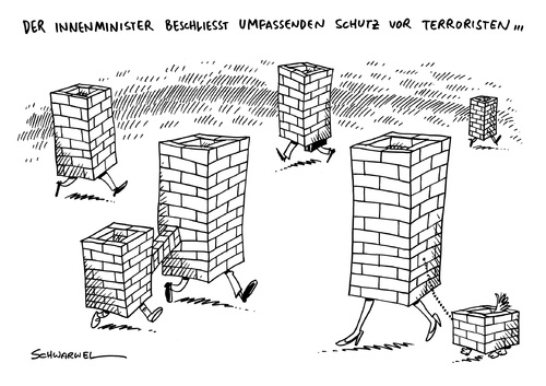 Cartoon: Maiziere Verbot IS Aktivitäten (medium) by Schwarwel tagged maiziere,verbot,is,aktivitäten,innenminister,thomas,de,bundesregierung,deutschland,schutz,terroristen,terror,terrorismus,gewalt,karikatur,schwarwel,maiziere,verbot,is,aktivitäten,innenminister,thomas,de,bundesregierung,deutschland,schutz,terroristen,terror,terrorismus,gewalt,karikatur,schwarwel