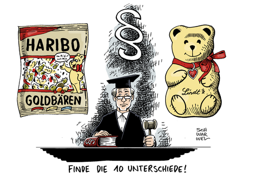 Markenstreit Haribo Lindt