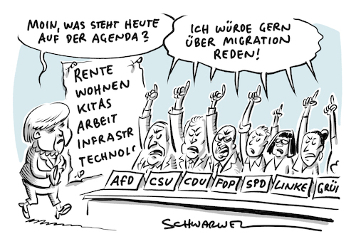 Cartoon: Merkel Demokratie Chemnitz (medium) by Schwarwel tagged merkel,chemnitz,rechtsextremismus,rechtsextrem,rechtspopulismus,rechtspopulistisch,ausländerfeindlichkeit,abschiebung,cdu,csu,asyl,asylkrise,migration,innenminister,seehofer,asylkritik,mutter,aller,probleme,politik,politiker,deutschland,afd,nazi,nazis,nonazis,nazipartei,rassismus,rassisten,pflege,rente,alter,arbeit,soziales,wagenknecht,die,linke,union,kitas,wohnen,wohnungen,integration,fdp,grüne,agenda,cartoon,karikatur,schwarwel,köthen,terrorgruppe,freital,sächsische,schweiz,ost,west,ossis,maaßen,verfassungsschutz,legida,merkel,chemnitz,rechtsextremismus,rechtsextrem,rechtspopulismus,rechtspopulistisch,ausländerfeindlichkeit,abschiebung,cdu,csu,asyl,asylkrise,migration,innenminister,seehofer,asylkritik,mutter,aller,probleme,politik,politiker,deutschland,afd,nazi,nazis,nonazis,nazipartei,rassismus,rassisten,pflege,rente,alter,arbeit,soziales,wagenknecht,die,linke,union,kitas,wohnen,wohnungen,integration,fdp,grüne,agenda,cartoon,karikatur,schwarwel,köthen,terrorgruppe,freital,sächsische,schweiz,ost,west,ossis,maaßen,verfassungsschutz,legida