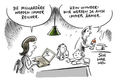 Cartoon: Milliardäre werden immer reicher (medium) by Schwarwel tagged milliardäre,milliarden,millionen,finanzen,geld,wirtschaft,millionäre,arm,armut,reich,reichtum,arme,reiche,luxus,verschwendung,altersarmut,kinderarmut,gold,deutsch,deutsche,deutschland,superreiche,superreichtum,billionen,vermögen,dollar,euro,dagobert,duck,wohlstand,wohlhabend,bessergestellt,betucht,gutsituiert,vermögend,bedürftig,bedürftigkeit,besitz,eigentum,elend,not,geldnot,geldknappheit,geldmangel,mittellosigkeit,notlage,ärmlichkeit,missstand,misere,cartoon,karikatur,schwarwel,milliardäre,milliarden,millionen,finanzen,geld,wirtschaft,millionäre,arm,armut,reich,reichtum,arme,reiche,luxus,verschwendung,altersarmut,kinderarmut,gold,deutsch,deutsche,deutschland,superreiche,superreichtum,billionen,vermögen,dollar,euro,dagobert,duck,wohlstand,wohlhabend,bessergestellt,betucht,gutsituiert,vermögend,bedürftig,bedürftigkeit,besitz,eigentum,elend,not,geldnot,geldknappheit,geldmangel,mittellosigkeit,notlage,ärmlichkeit,missstand,misere,cartoon,karikatur,schwarwel