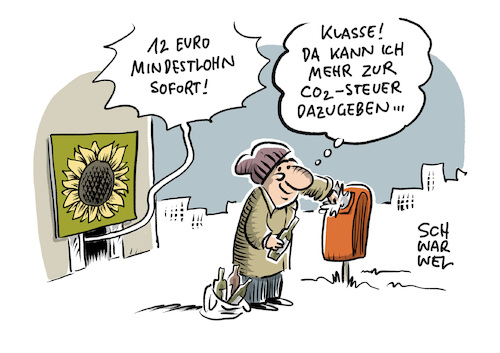 Cartoon: Mindestlohn 12 Euro (medium) by Schwarwel tagged parteitag,der,grünen,bündnis,90,die,partei,mindestlohn,lohn,gehalt,arbeit,job,arm,armut,reich,reichtum,politik,politiker,habeck,göring,eckardt,annalena,baerbock,mindestlohnkommission,arbeiter,arbeitnehmer,arbeitgeber,tarif,tarife,tarifbindung,klimaschutz,klimagegner,klimawandel,klimapolitik,co2,emission,energiegeld,emissionsfreie,autor,ladeinfrastruktur,cartoon,karikatur,schwarwel,parteitag,der,grünen,bündnis,90,die,partei,mindestlohn,lohn,gehalt,arbeit,job,arm,armut,reich,reichtum,politik,politiker,habeck,göring,eckardt,annalena,baerbock,mindestlohnkommission,arbeiter,arbeitnehmer,arbeitgeber,tarif,tarife,tarifbindung,klimaschutz,klimagegner,klimawandel,klimapolitik,co2,emission,energiegeld,emissionsfreie,autor,ladeinfrastruktur,cartoon,karikatur,schwarwel