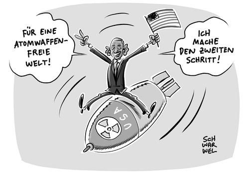 Cartoon: Obama in Hiroshima (medium) by Schwarwel tagged barack,obama,us,usa,hiroshima,atom,atomwaffen,atomwaffenfreie,welt,karikatur,schwarwel,barack,obama,us,usa,hiroshima,atom,atomwaffen,atomwaffenfreie,welt,karikatur,schwarwel